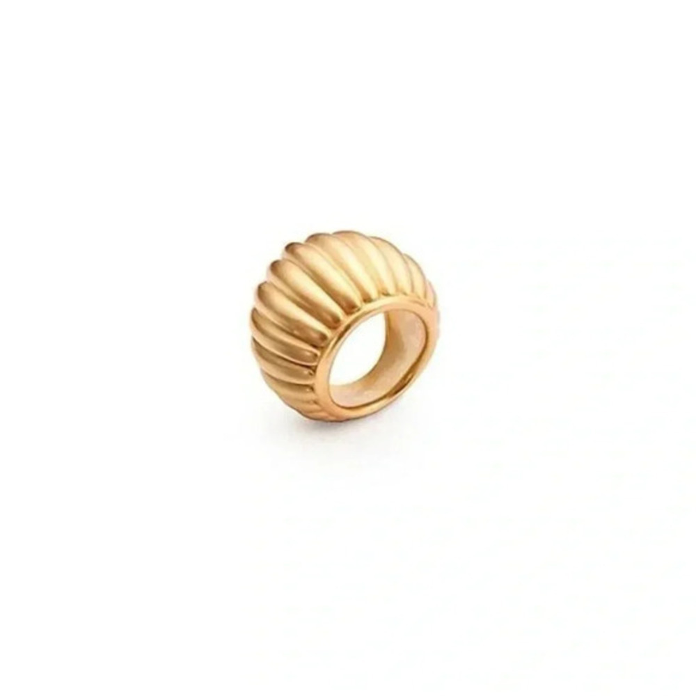 TORY BURCH Gadroon Statement Ring Sz:5 B717